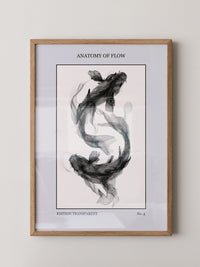 Transparenter Fischfluss