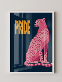 Leopard Rosa Illustration