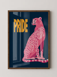 Leopard Rosa Illustration