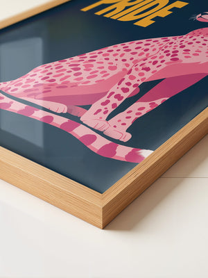 Leopard Rosa Illustration