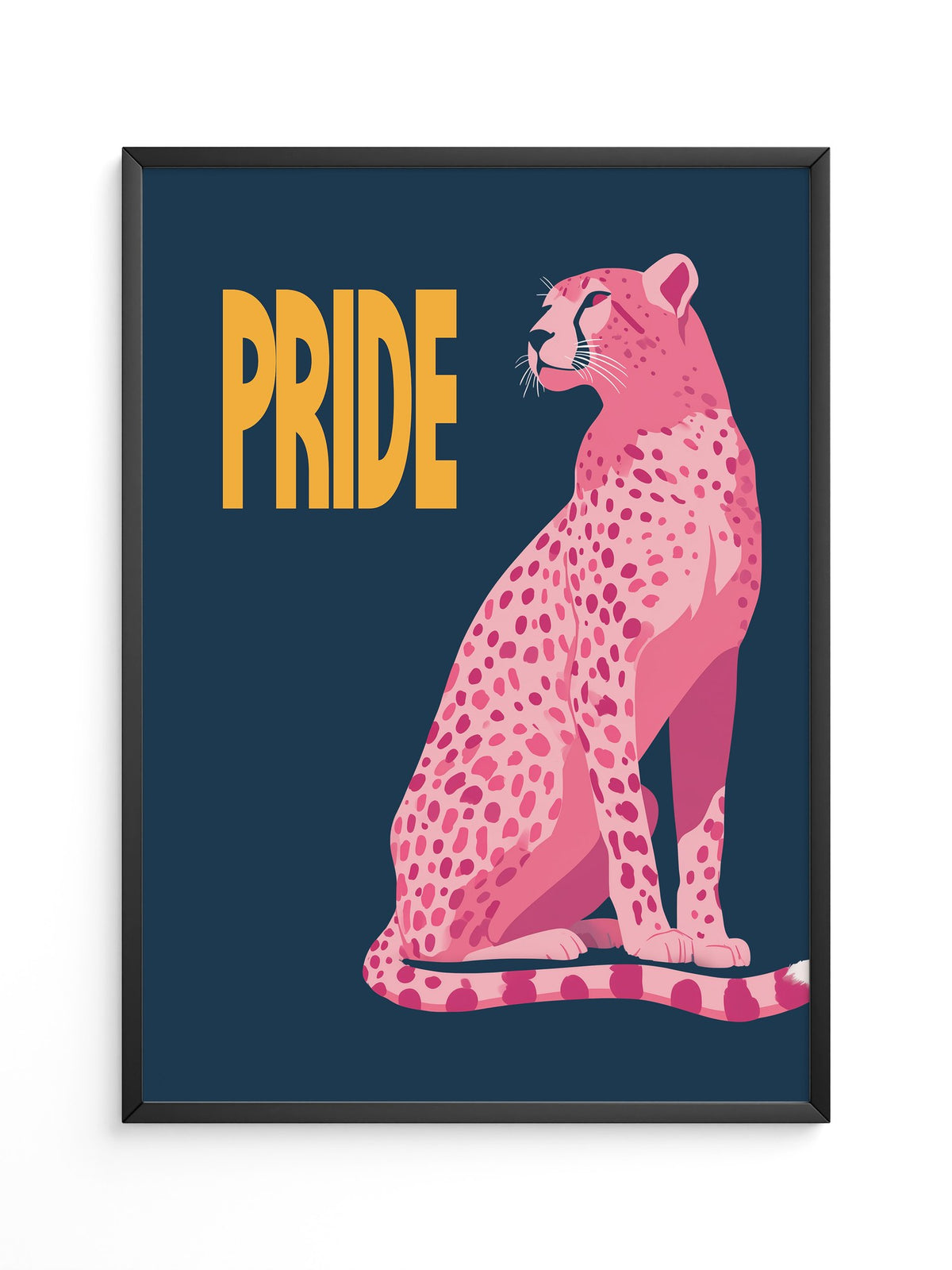 Leopard Rosa Illustration