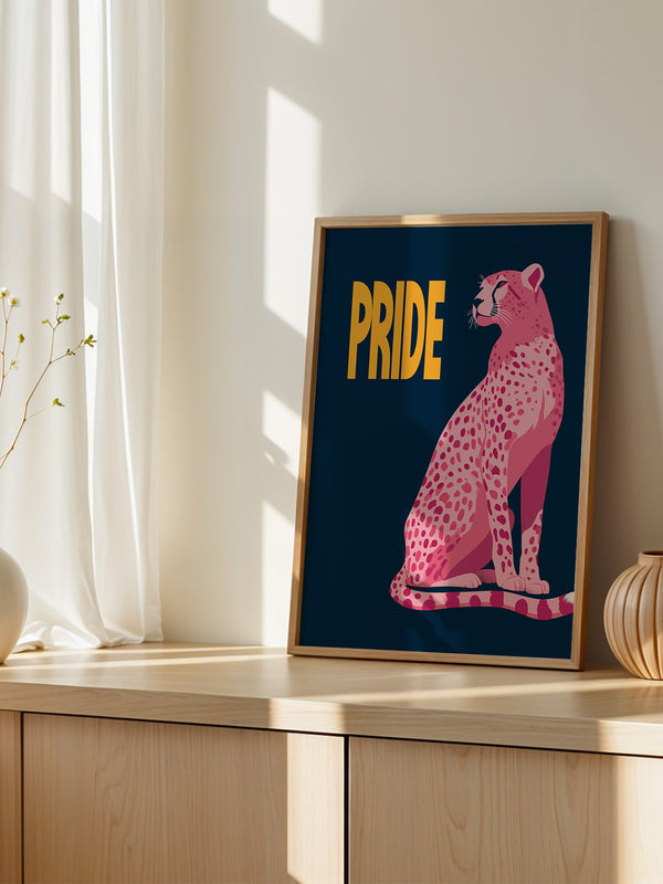 Leopard Rosa Illustration