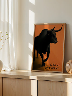 Bulle kräftig Orange Hintergrund