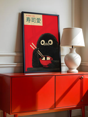 Kawaii Vogel Sushi Rot