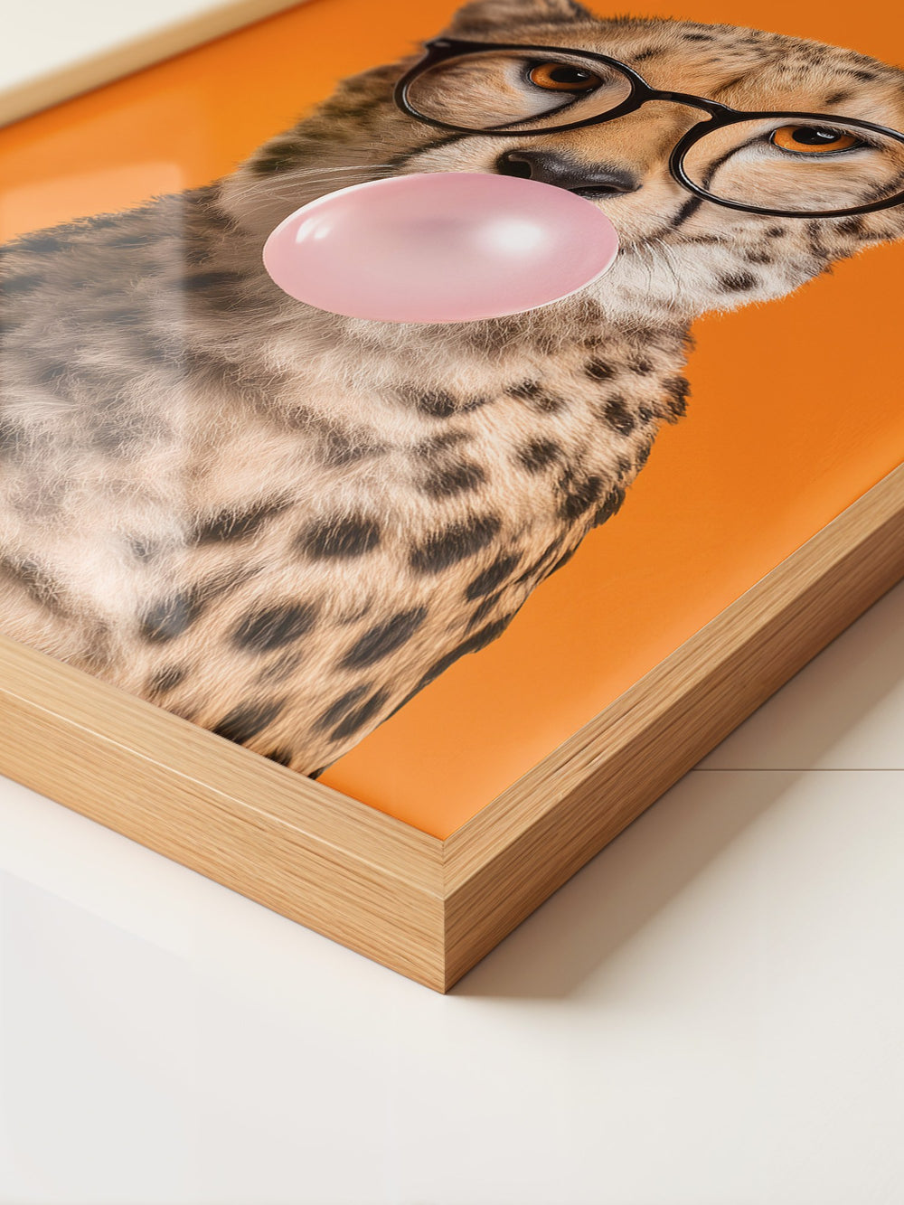 Gepard Brille Kaugummi Pop Art