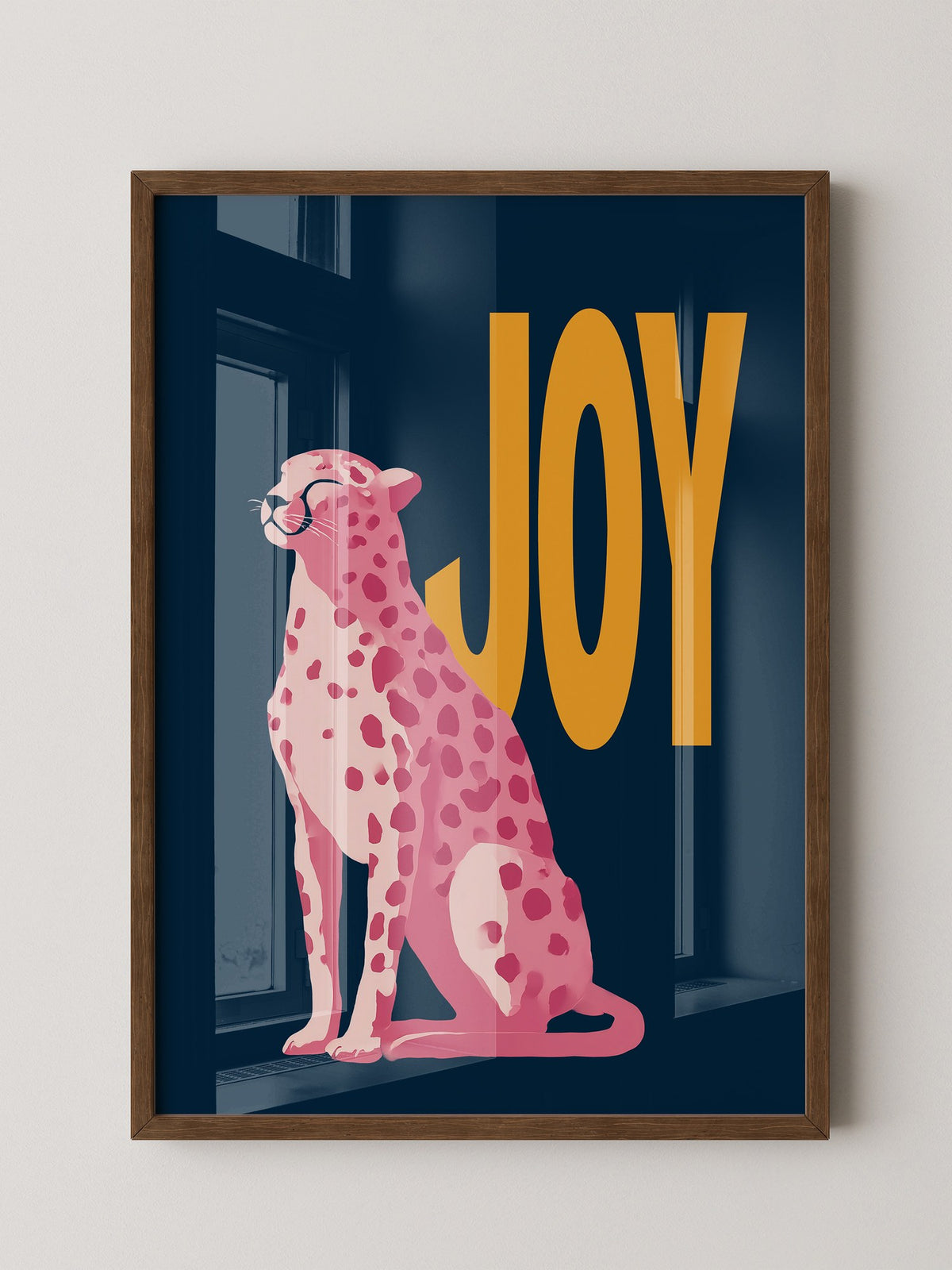 Leopardenfreude Pink Retro
