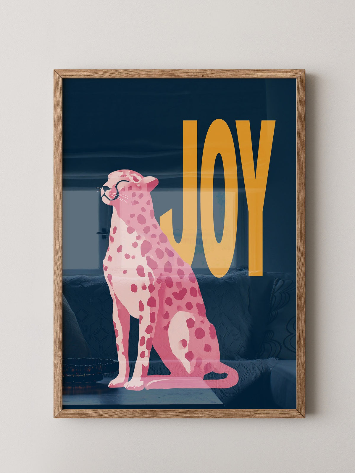 Leopardenfreude Pink Retro