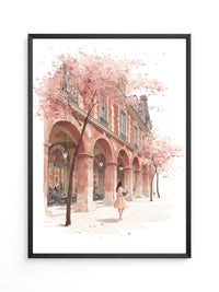 Blütenallee Pastell Romantik
