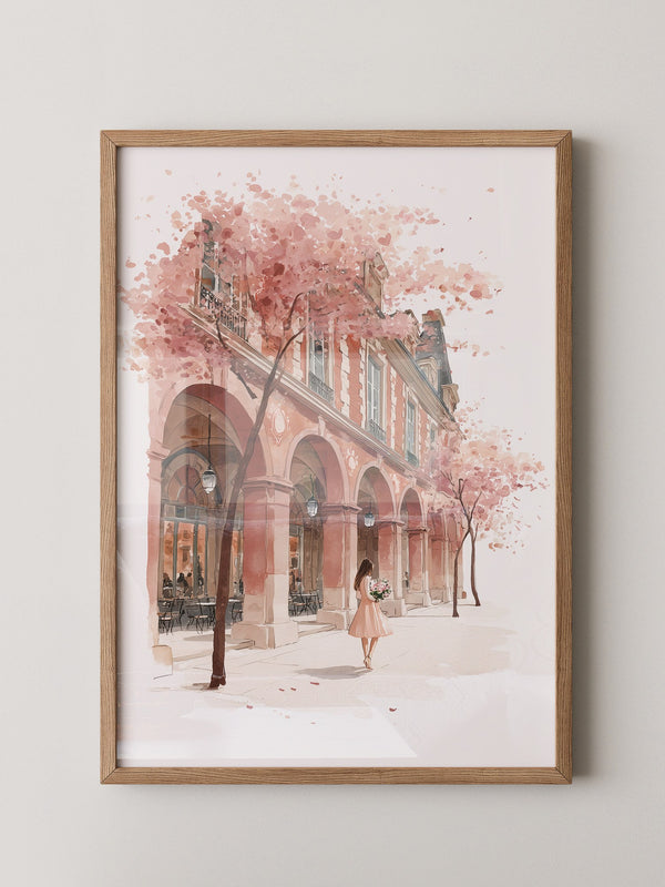 Blütenallee Pastell Romantik