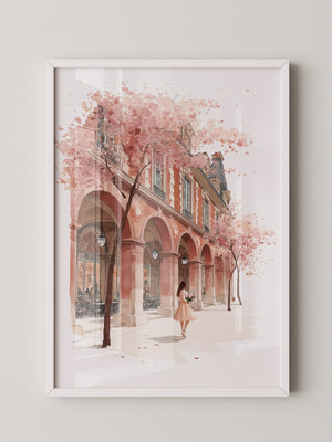 Blütenallee Pastell Romantik