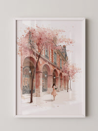 Blütenallee Pastell Romantik