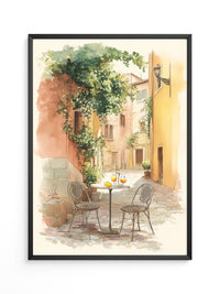 Italienische Gasse Aquarell Flair