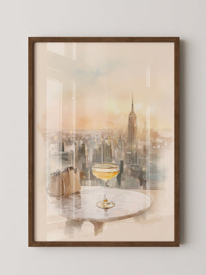 Cocktail Skyline Pastell
