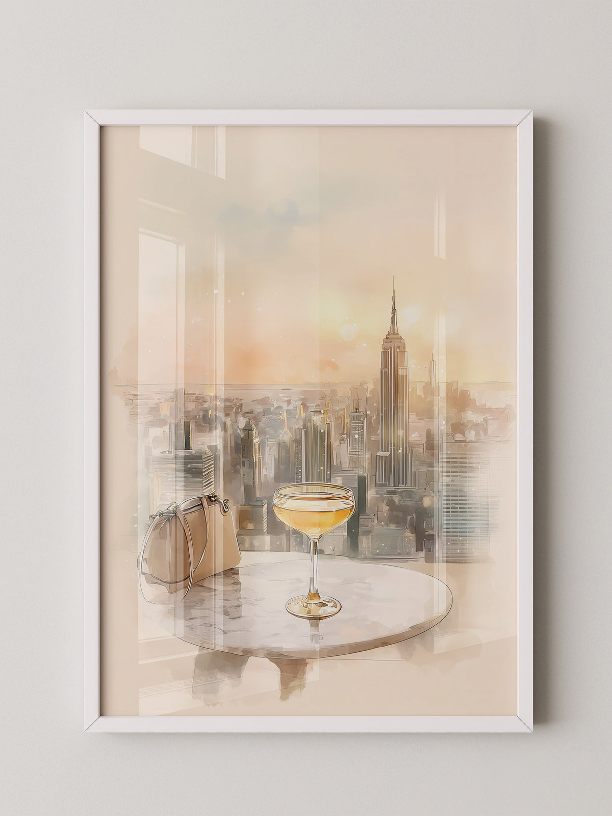 Cocktail Skyline Pastell