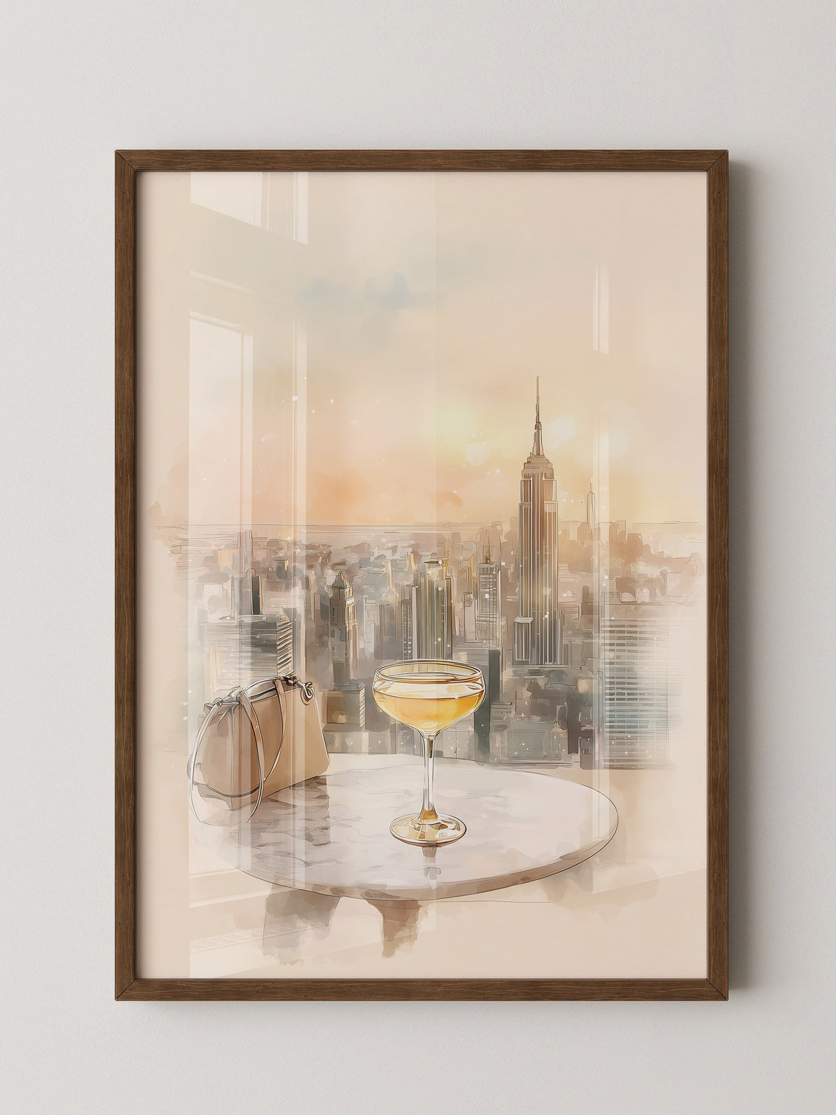 Cocktail Skyline Pastell