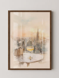 Cocktail Skyline Pastell