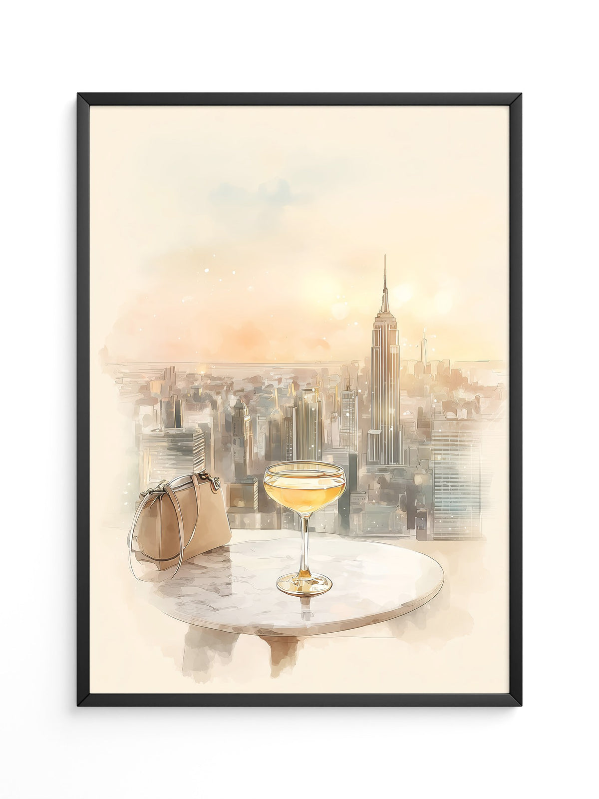 Cocktail Skyline Pastell