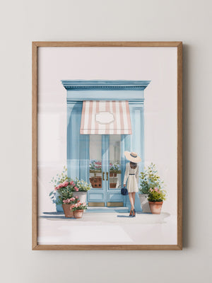 Boutique Besuch Pastellfarben