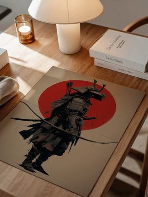 Samurai Rüstung Rot Japanisch