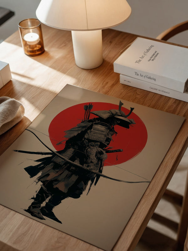 Samurai Rüstung Rot Japanisch