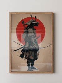 Samurai Rüstung Rot Japanisch