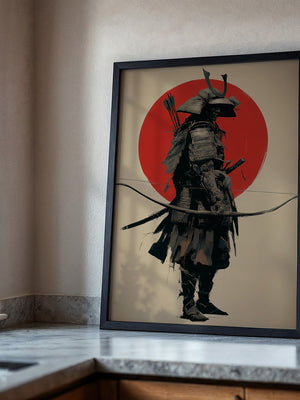 Samurai Rüstung Rot Japanisch