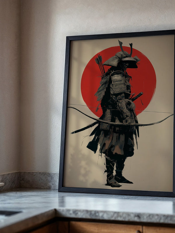 Samurai Rüstung Rot Japanisch