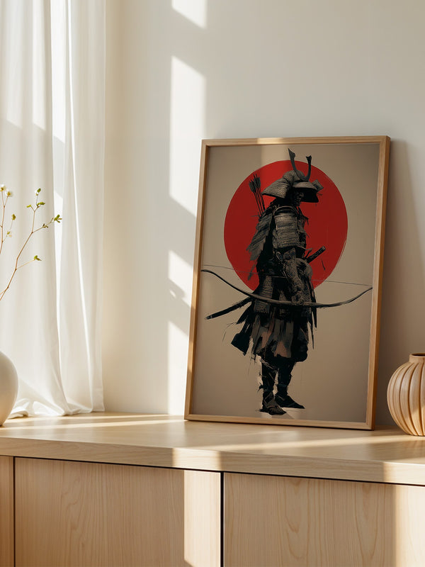 Samurai Rüstung Rot Japanisch