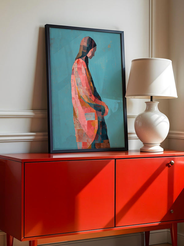 Farbige Silhouette Mosaik