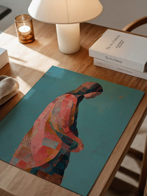 Farbige Silhouette Mosaik