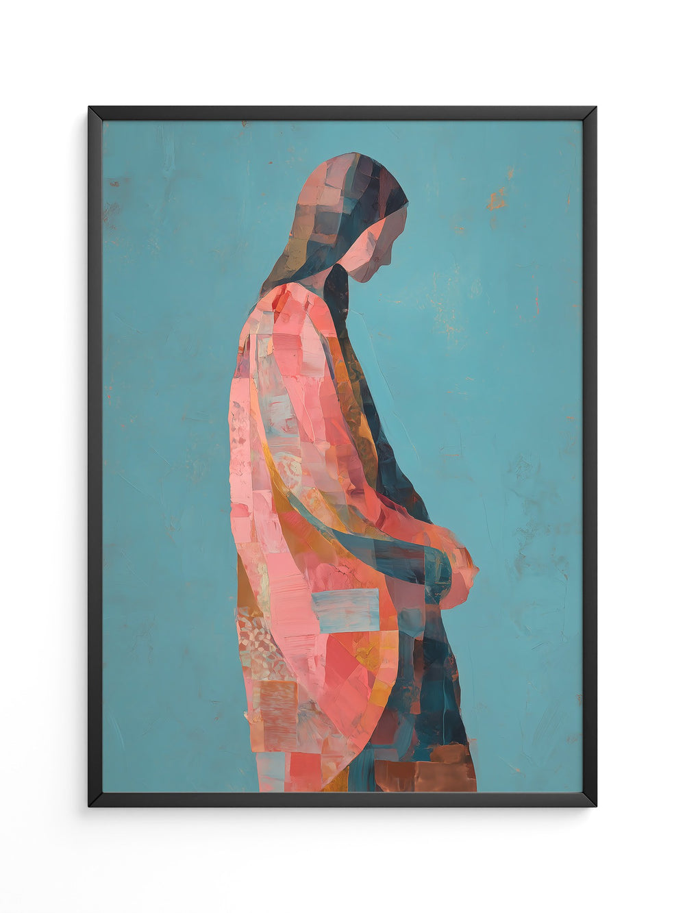 Farbige Silhouette Mosaik