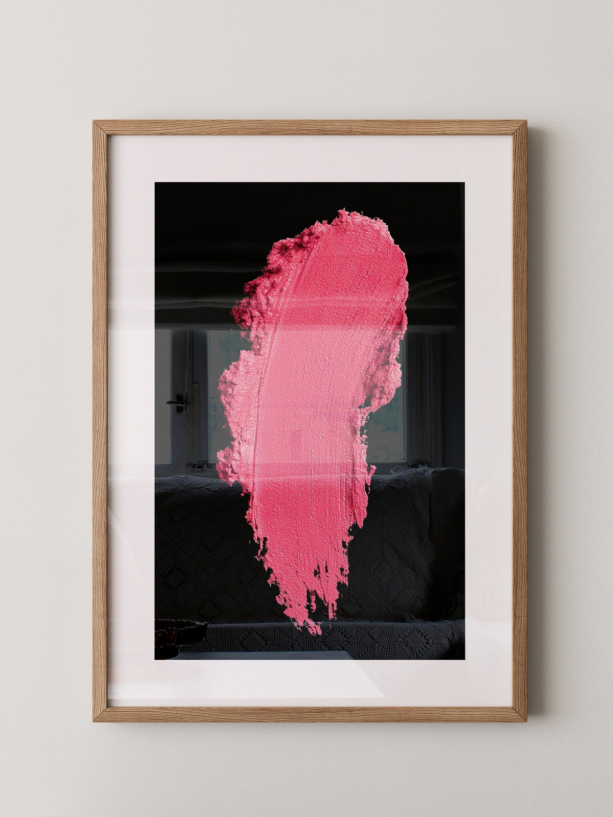 Pinselstrich Pink Textur