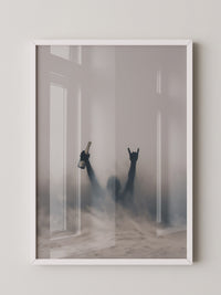 Nebel Silhouette Flasche Stimmung