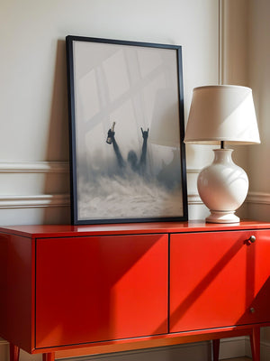 Nebel Silhouette Flasche Stimmung