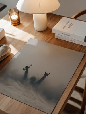 Nebel Silhouette Flasche Stimmung