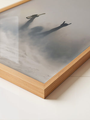 Nebel Silhouette Flasche Stimmung