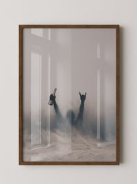 Nebel Silhouette Flasche Stimmung
