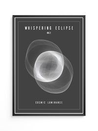 Kosmische Linien Abstrakt Schwarzweiß