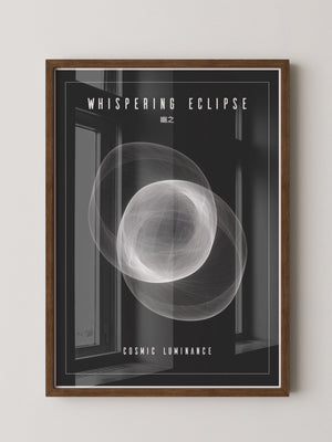 Kosmische Linien Abstrakt Schwarzweiß