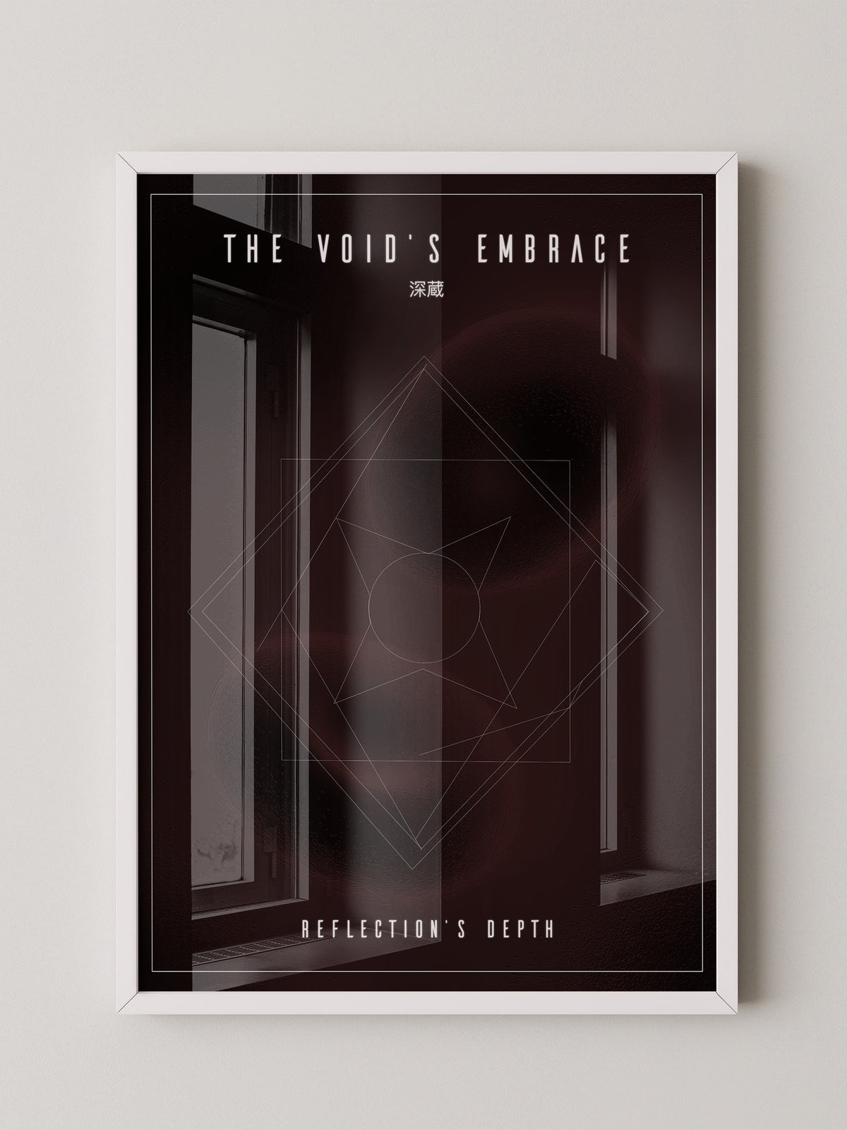 Geometrie Rot Abstrakt