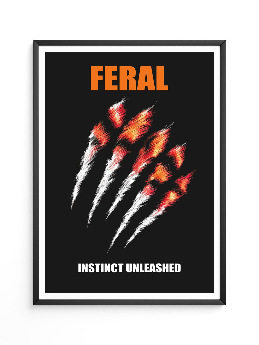 Kratzspuren Rot Schwarz Kontrast