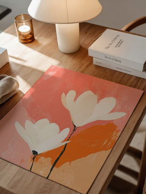 Blüten Rosa Orange Abstrakt