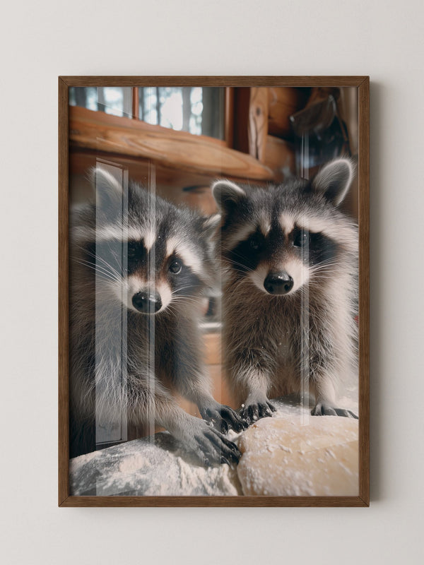 Waschbären Mehl Backspaß