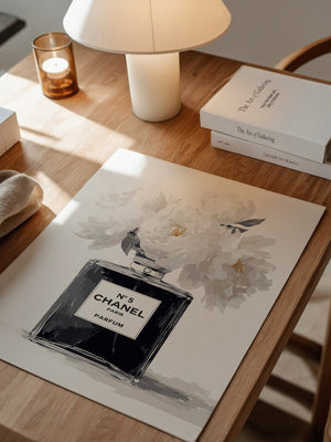 Chanel Flakon weiße Blumen