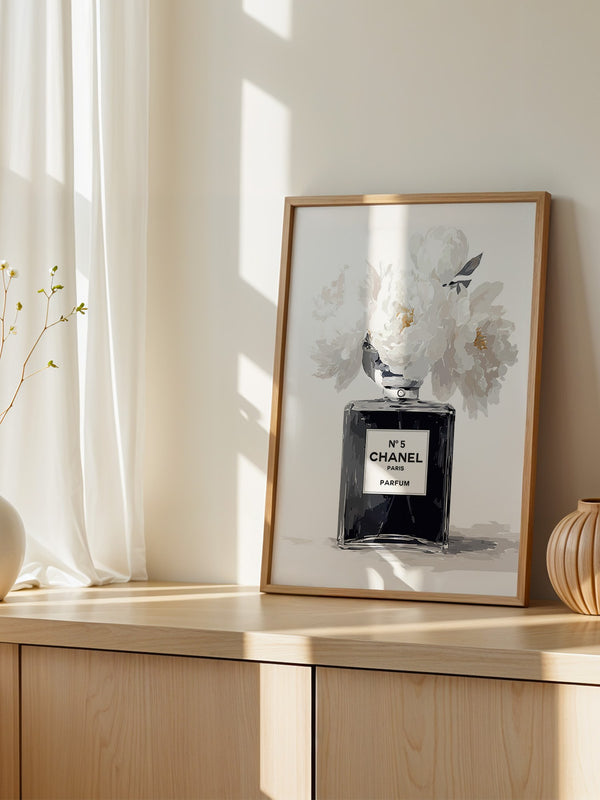 Chanel Flakon weiße Blumen