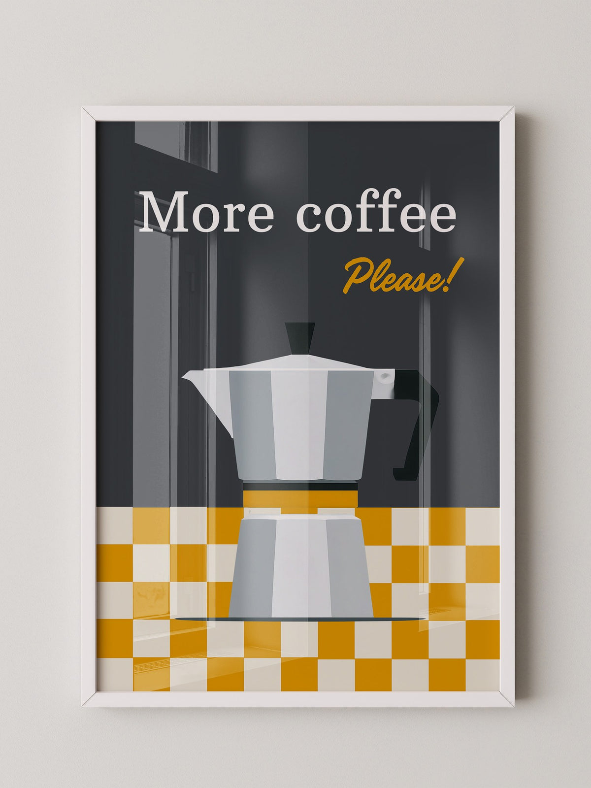 Mokkakanne Retro Karo-Design