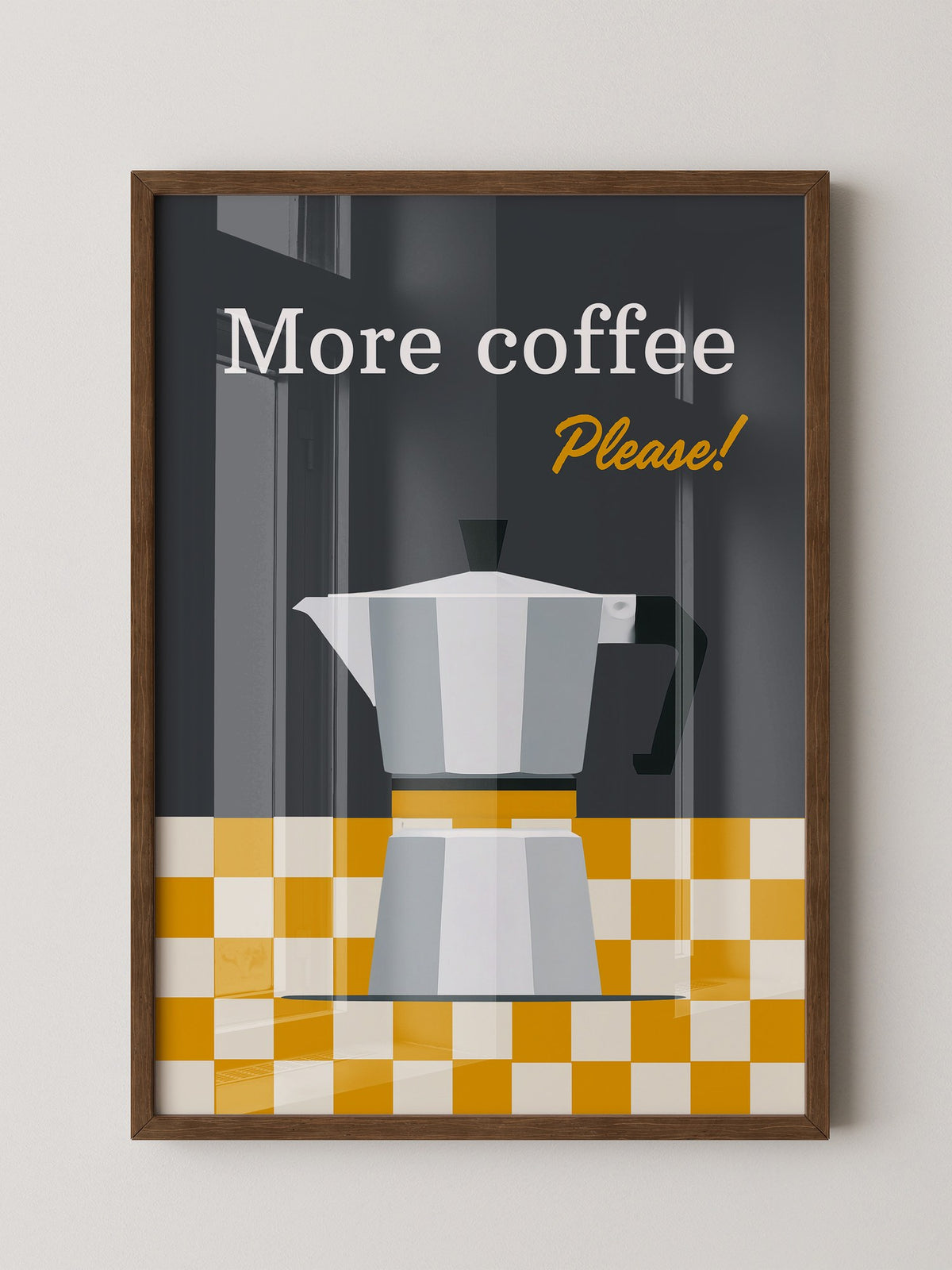 Mokkakanne Retro Karo-Design
