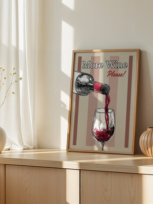 Weinglas Rotwein Zeichnung