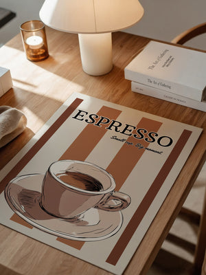 Espresso Tasse Retro Stil