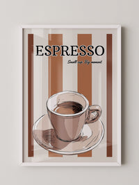 Espresso Tasse Retro Stil